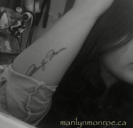 Marilyn Monroe Tattoo: Agustina
