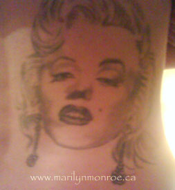 Marilyn Monroe Tattoo: Zoe