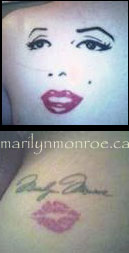Marilyn Monroe Tattoo: Amanda