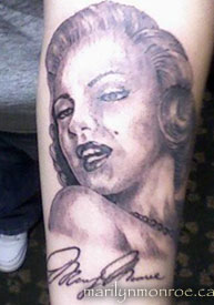 Marilyn Monroe Tattoo: Amanda