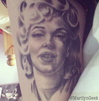 Marilyn Monroe Tattoo: Amy Cross