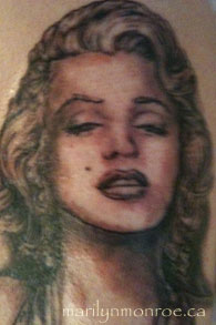 Marilyn Monroe Tattoo: Andrea Antidormi