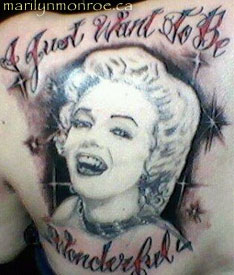 Marilyn Monroe Tattoo: Ashley