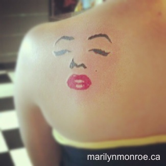 Marilyn Monroe Tattoo: Ashley Kopcho