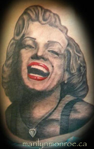 Marilyn Monroe Tattoo: Aubrie