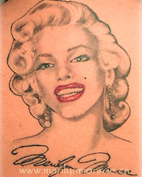 Marilyn Monroe Tattoo: August