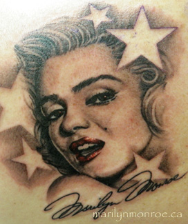 Marilyn Monroe Tattoo: Barbara