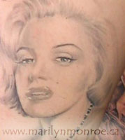 Marilyn Monroe Tattoo: Justin
