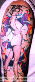 Marilyn Monroe Tattoo: Bleach