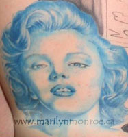 Marilyn Monroe Tattoo: Justin