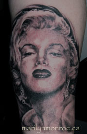 Marilyn Monroe Tattoo: Bobby Parlegrecco