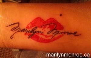 Marilyn Monroe Tattoo: Brittany