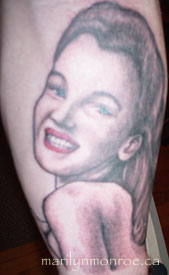 Marilyn Monroe Tattoo: Bryan