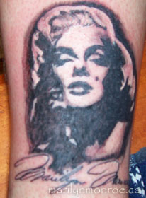 Marilyn Monroe Tattoo: Chris