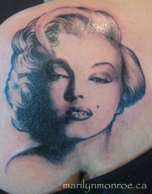 Marilyn Monroe Tattoo: Tattoo Rockers