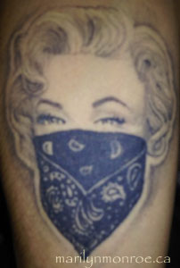 Marilyn Monroe Tattoo: Carlos