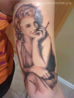 Marilyn Monroe Tattoo: Chandra