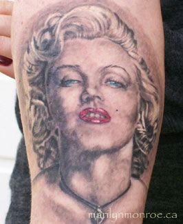 Marilyn Monroe Tattoo: Chrissy Jackson 