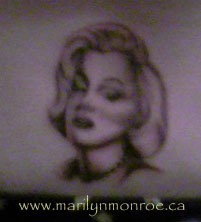 Marilyn Monroe Tattoo: Claire