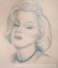 Marilyn Monroe Tattoo: Clare