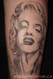 Marilyn Monroe Tattoo: Cory
