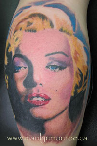 Marilyn Monroe Tattoo: Dana