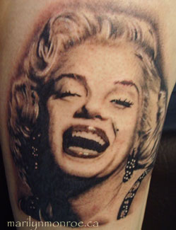 Marilyn Monroe Tattoo: Dave Allen