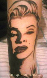 Marilyn Monroe Tattoo: Destiny