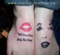 Marilyn Monroe Tattoo: Erika