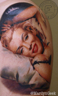 Marilyn Monroe Tattoo: Francisco 