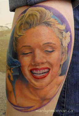 Marilyn Monroe Tattoo: Aerie Mortonk