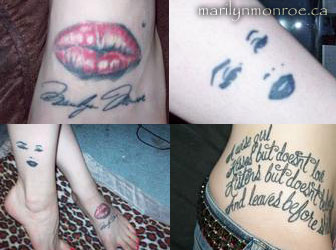 Marilyn Monroe Tattoo: Heather Nicole Evans