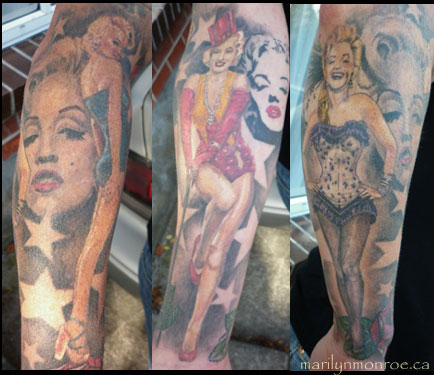 Marilyn Monroe Tattoo: Heather