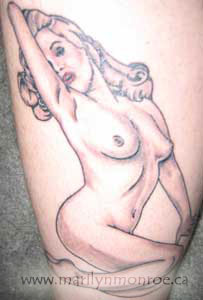 Marilyn Monroe Tattoo: Jake