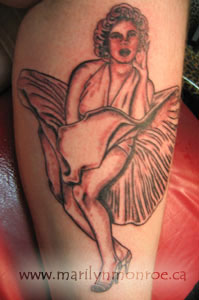 Marilyn Monroe Tattoo: Jake