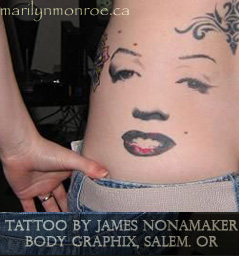 Marilyn Monroe Tattoo: James