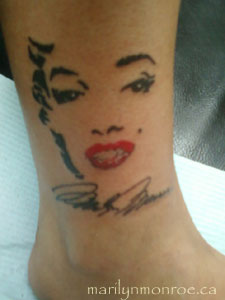 Marilyn Monroe Tattoo: Jaysa