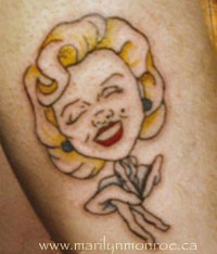 Marilyn Monroe Tattoo: Jamie
