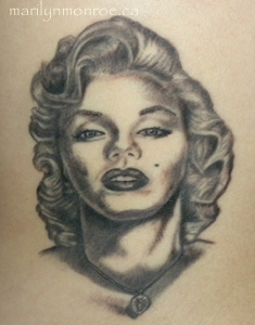 Marilyn Monroe Tattoo: Jess McCarthy