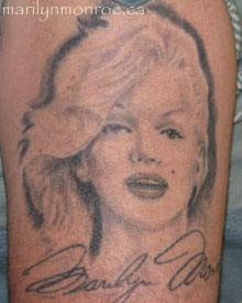 Marilyn Monroe Tattoo: Jimmy