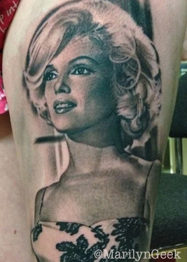 Marilyn Monroe Tattoo: Jodie 
