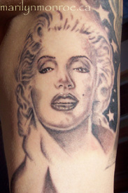 Marilyn Monroe Tattoo: Joe Christensen