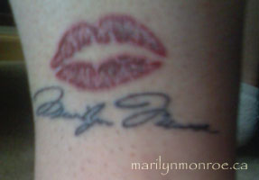 Marilyn Monroe Tattoo: Johanna Martin