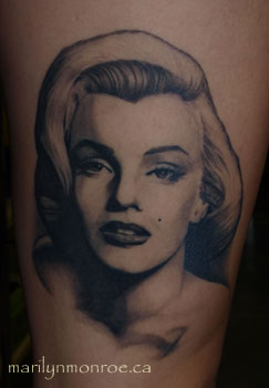 Marilyn Monroe Tattoo: Tyler