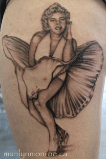 Marilyn Monroe Tattoo: Rachel