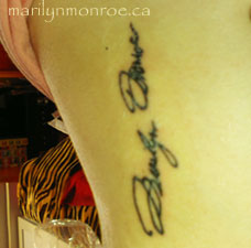 Marilyn Monroe Tattoo: Judith