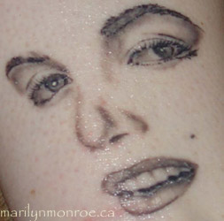 Marilyn Monroe Tattoo: Julee