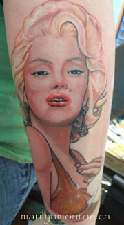 Marilyn Monroe Tattoo: Kayla Kelley