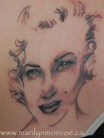 Marilyn Monroe Tattoo: Kelly