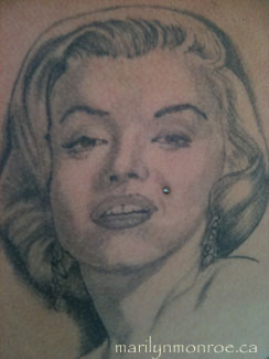 Marilyn Monroe Tattoo: Kristin